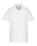 Team 365 Jugend Zone Performance Polo WEISS