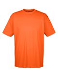 T-shirt UltraClub pour homme, performance sportive, frais et sec, en interlock Orange vif