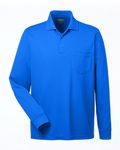 CORE365 Pinnacle Performance Langarm-Piqu Polo für Erwachsene mit Tasche TRUE ROYAL