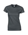 Gildan - T-shirt ajusté Softstyle pour dames Fusain