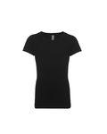 Next Level Apparel - T-shirt Princesse pour jeunes filles NOIR