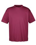 T-shirt UltraClub pour homme, performance sportive, frais et sec, en interlock Marron