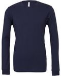 Bella + Canvas Unisex Jersey Langarm T-Shirt Marine