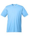 UltraClub Youth Cool & Dry Basic Performance T-Shirt Bleu Columbia