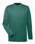 Top a Maniche Lunghe Cool & Dry Performance da Uomo di UltraClub Verde foresta