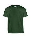 Gildan Youth - T-shirt en coton épais Vert forêt