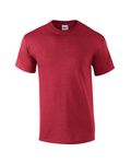 T-shirt coton Gildan Heather Cardinal