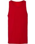 Bella + Canvas - Canotta unisex in jersey ROSSO