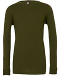 Bella + Canvas Unisex Jersey Langarm T-Shirt Olive
