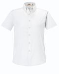 CORE365 Damen Optimum Kurzarm Twill Shirt WEISS
