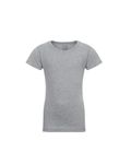 Next Level Apparel - T-shirt Princesse pour jeunes filles gris anthracite