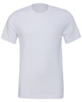 Bella + Canvas - Maglietta unisex in jersey Made In The USA ARGENTO