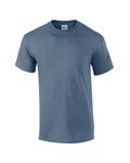 T-shirt coton Gildan Indigo gris