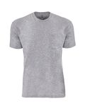 Next Level Apparel Unisex Pocket Crew Heather Gray