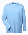 Top a Maniche Lunghe Cool & Dry Performance da Uomo di UltraClub Blu Columbia