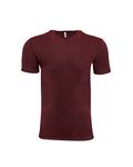 Threadfast Apparel T-Shirt unisexe à manches courtes avec teinture croisée Cerise noire