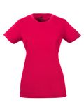 UltraClub Ladies' Cool & Dry Sport Performance InterlockT-Shirt ROUGE