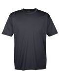 T-shirt UltraClub pour homme, performance sportive, frais et sec, en interlock NOIR