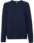 Bella + Canvas Sweatshirt unisexe à col roulé en polaire éponge Marine