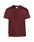 Gildan Youth - T-shirt en coton épais Marron