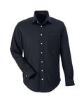 Devon & Jones Tall Crown Woven Collection sergé extensible solide pour hommes Marine