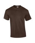 T-shirt coton Gildan Chocolat noir