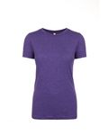 Next Level Apparel Ladies' Triblend Crew Purple Rush