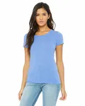 Bella + Canvas - Maglietta da Donna in Triblend a Maniche Corte Triblend blu