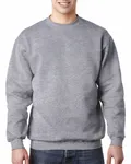 Bayside Adult 9.5 oz., 80/20 Heavyweight Crewneck Sweatshirt Dark Ash