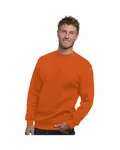 Bayside Adult 9.5 oz., 80/20 Heavyweight Crewneck Sweatshirt Bright Orange