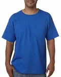 Bayside Adult Kurzarm-T-Shirt mit Tasche KÖNIGLICH BLAU