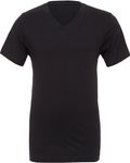 Bella + Canvas T-Shirt unisexe en jersey à manches courtes et col en V Gris foncé
