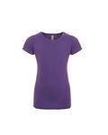 Next Level Apparel - T-shirt Princesse pour jeunes filles Ruée vers le violet