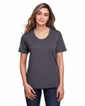 CORE365 Damen Fusion ChromaSoft Performance T-Shirt Kohlenstoff