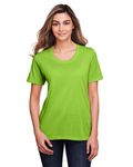 CORE365 Damen Fusion ChromaSoft Performance T-Shirt Saures Grün