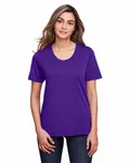CORE365 Damen Fusion ChromaSoft Performance T-Shirt Campus Lila