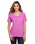 CORE365 Damen Fusion ChromaSoft Performance T-Shirt Wohltätigkeit Rosa
