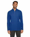 CORE365 Herren Fusion ChromaSoft Pique Quarter-Zip TRUE ROYAL