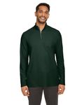 CORE365 Herren Fusion ChromaSoft Pique Quarter-Zip Wald