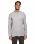 CORE365 Herren Fusion ChromaSoft Pique Quarter-Zip Platin