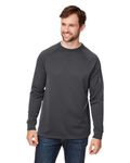 CORE365 Unisex Fusion ChromaSoft Fleece Crew Pullover Carbon