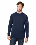 CORE365 Unisex Fusion ChromaSoft Fleece Crew Pullover Classic Navy