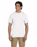 Gildan Adult 50/50 Pocket T-Shirt WHITE