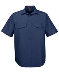 Camicia Key West Performance Staff a maniche corte da uomo Harriton Marina Militare