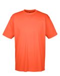 T-shirt UltraClub pour homme, performance sportive, frais et sec, en interlock Orange