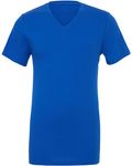 Bella + Canvas T-Shirt unisexe en jersey à manches courtes et col en V VRAI ROYAL