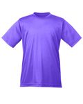 UltraClub Youth Cool & Dry Sport Performance InterlockT-Shirt PURPLE