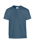 Gildan Youth - T-shirt en coton épais Bleu indigo