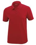 Polo femme CORE365 Origin Performance Piqu Rouge classique