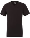 Bella + Canvas T-Shirt unisexe en jersey à manches courtes et col en V NOIR VINTAGE